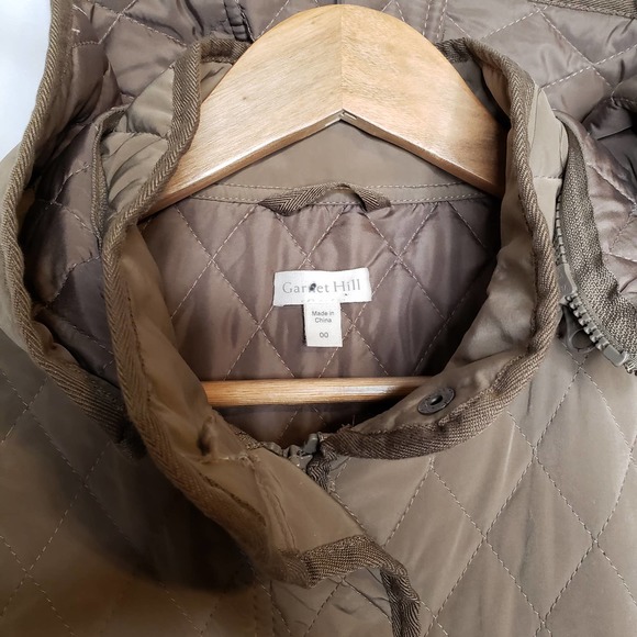 GARNET HILL Essential Quilted Hooded Coat 00 - Picture 6 of 15